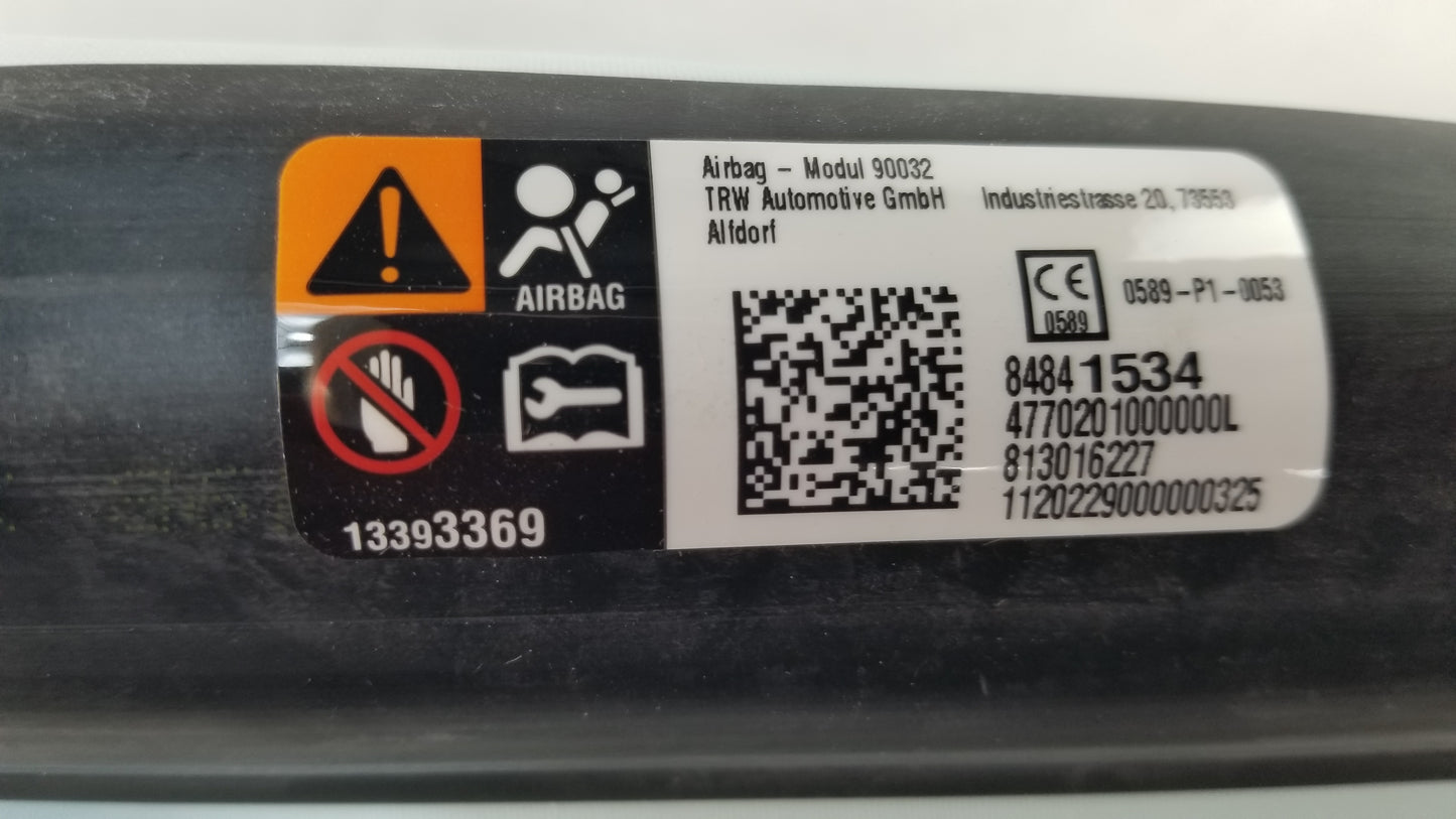 Genuine 2019-2023 Chevrolet Silverado 1500 Driver Left Roof Curtain Airbag 84841534
