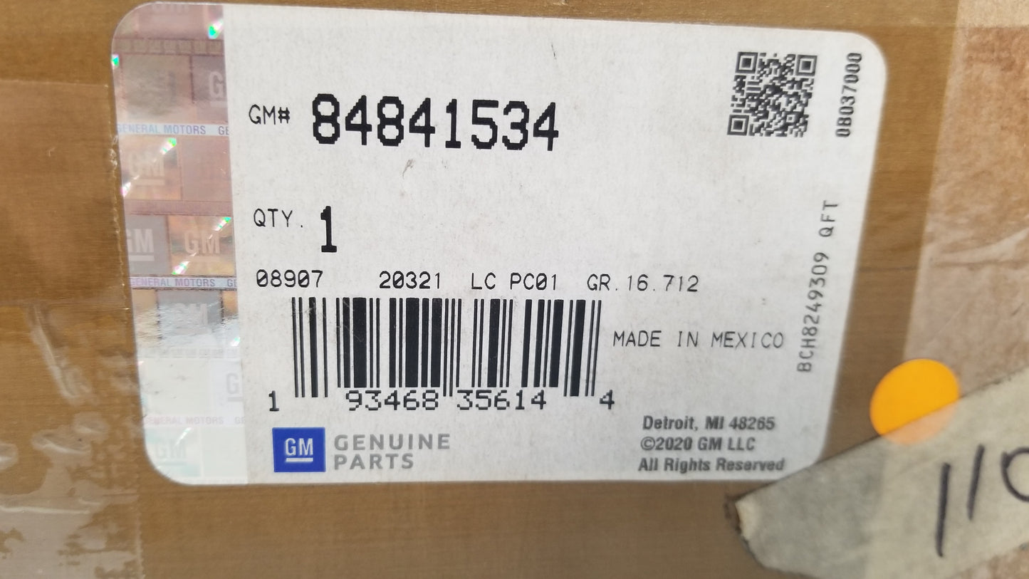 Genuine 2019-2023 Chevrolet Silverado 1500 Driver Left Roof Curtain Airbag 84841534