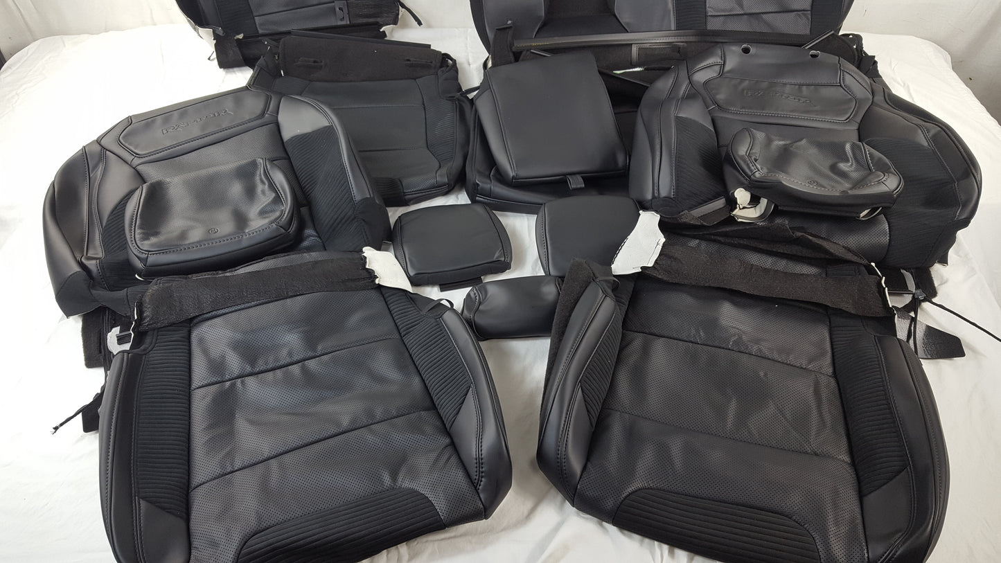 2021-2023 Ford F-150 Raptor New Take Off Genuine Seat Cover Set Leather