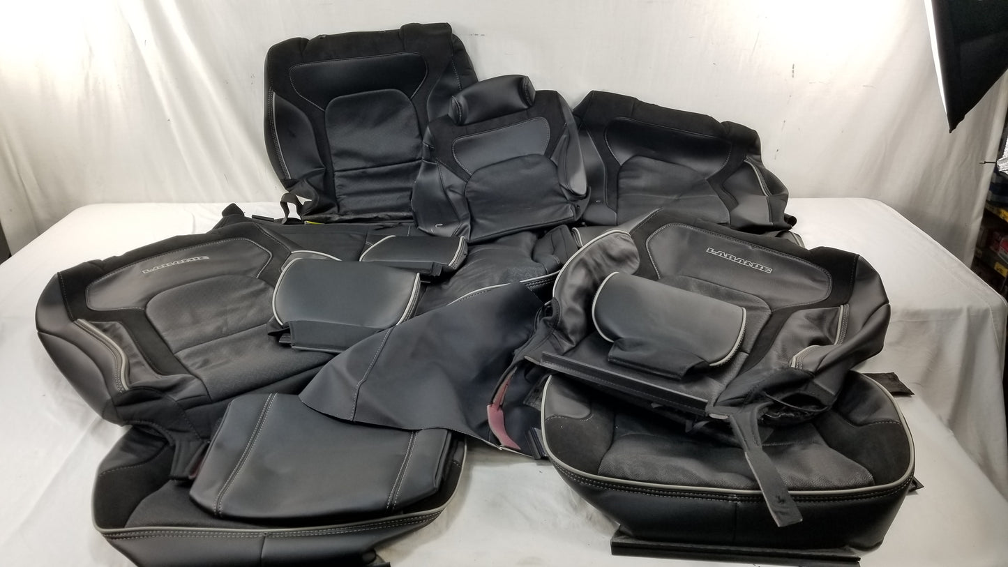 2019-2022 Ram 1500 Laramie Genuine Factory Leather seat cover Set *Crew Cab