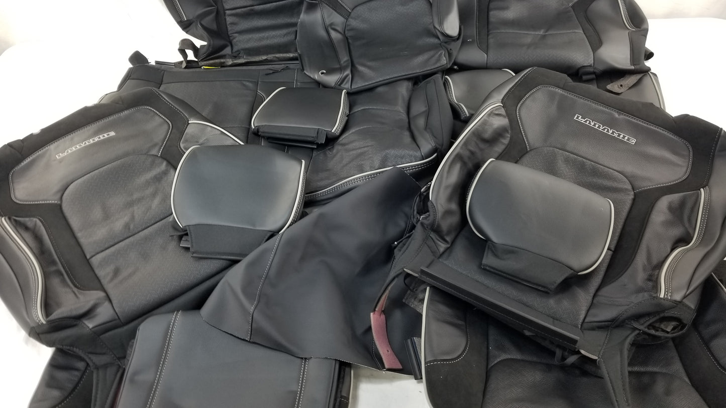 2019-2022 Ram 1500 Laramie Genuine Factory Leather seat cover Set *Crew Cab