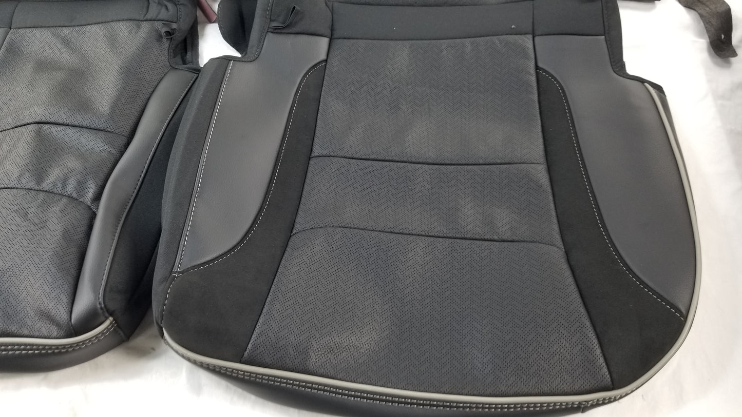 2019-2022 Ram 1500 Laramie Genuine Factory Leather seat cover Set *Crew Cab