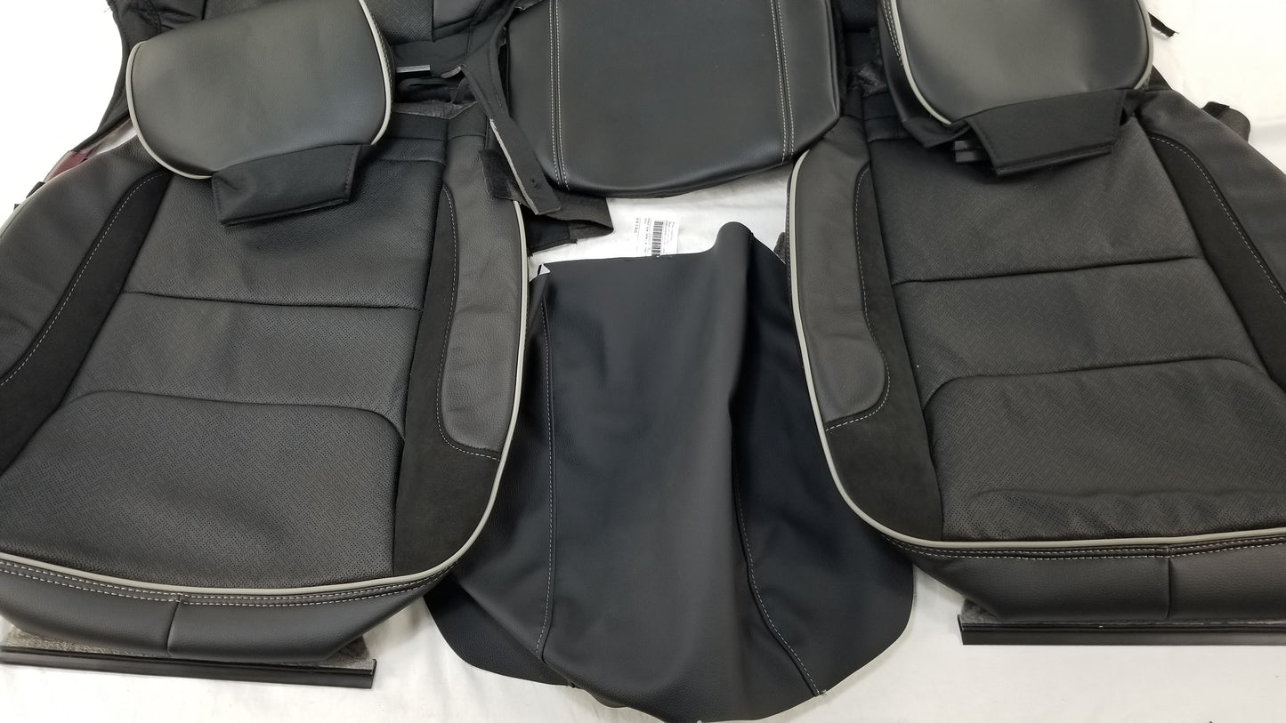 2019-2022 Ram 1500 Laramie Genuine Factory Leather seat cover Set *Crew Cab