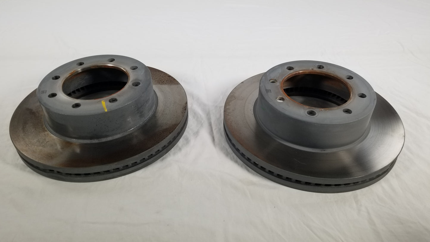 2013-2022 F-250 F-350 4WD Front Brake Rotor Set Genuine Ford BRRF-465