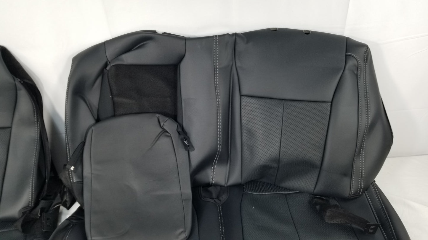 2015-2020 Ford F-150 Lariat Black Leather Seat Cover Genuine Take Off
