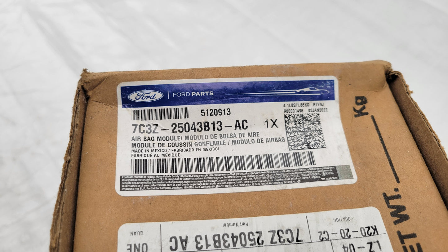 New 2008-2016 Ford F-250 Super Duty Steering Wheel Left Airbag Module 7C3Z-25043B13-AC