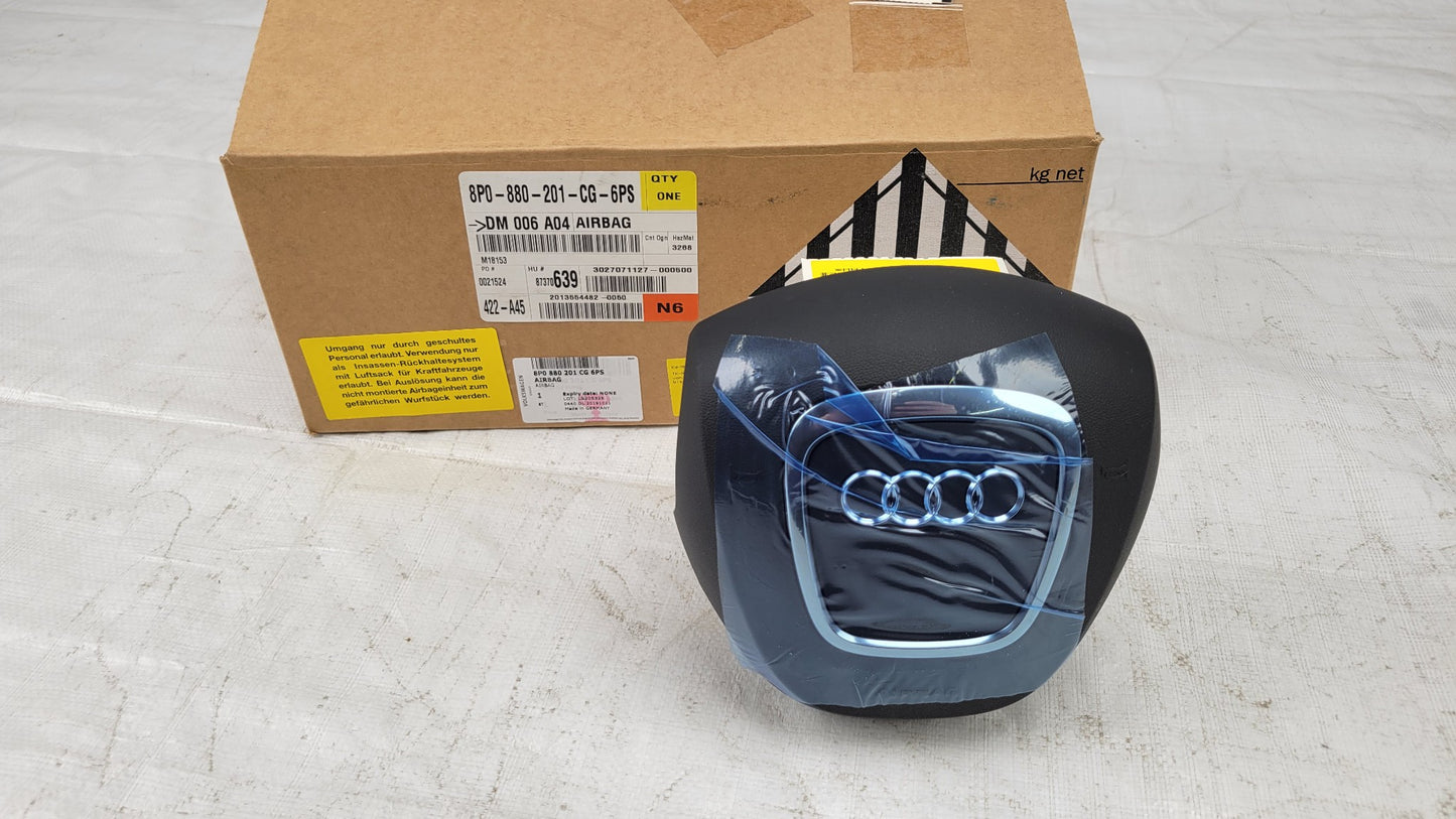 NEW 2009-2013 Audi A3 Driver Left Airbag w/o Sport Steering Wheel 8P0-880-201-CG-6PS