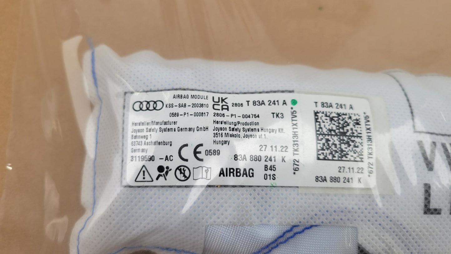 NEW Audi OEM 2019-2025 Q3 Front Left Seat Airbag 83A-880-241-K