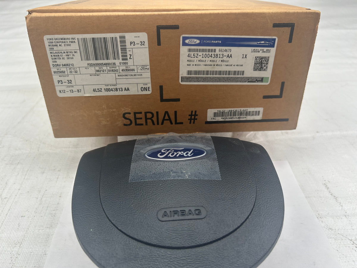 NEW Ford OEM 2004-2006 Ranger Left Driver Steering Wheel Airbag 4L5Z-10043B13-AA