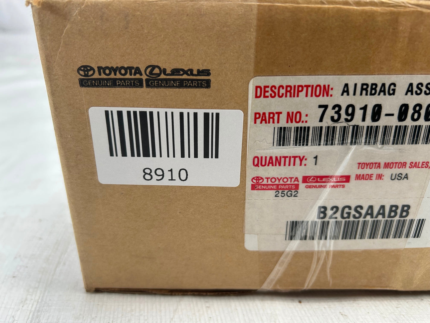 NEW Toyota OEM 2011-2014 Sienna Front Right Seat Airbag 73910-08011
